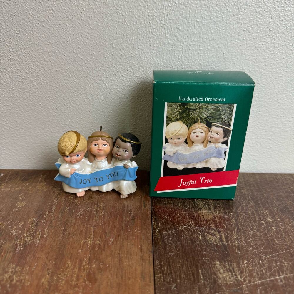 Hallmark‎ Keepsake Ornament Joyful Trio Joy to You handcrafted ornament NWT
